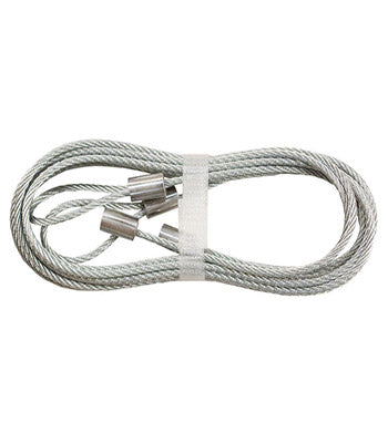 Pair of Garage Door Safety Cable-7 Ft.